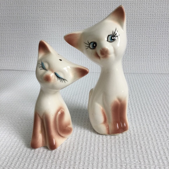 Vintage Other - Vintage Siamese Cat Salt & Pepper Shakers